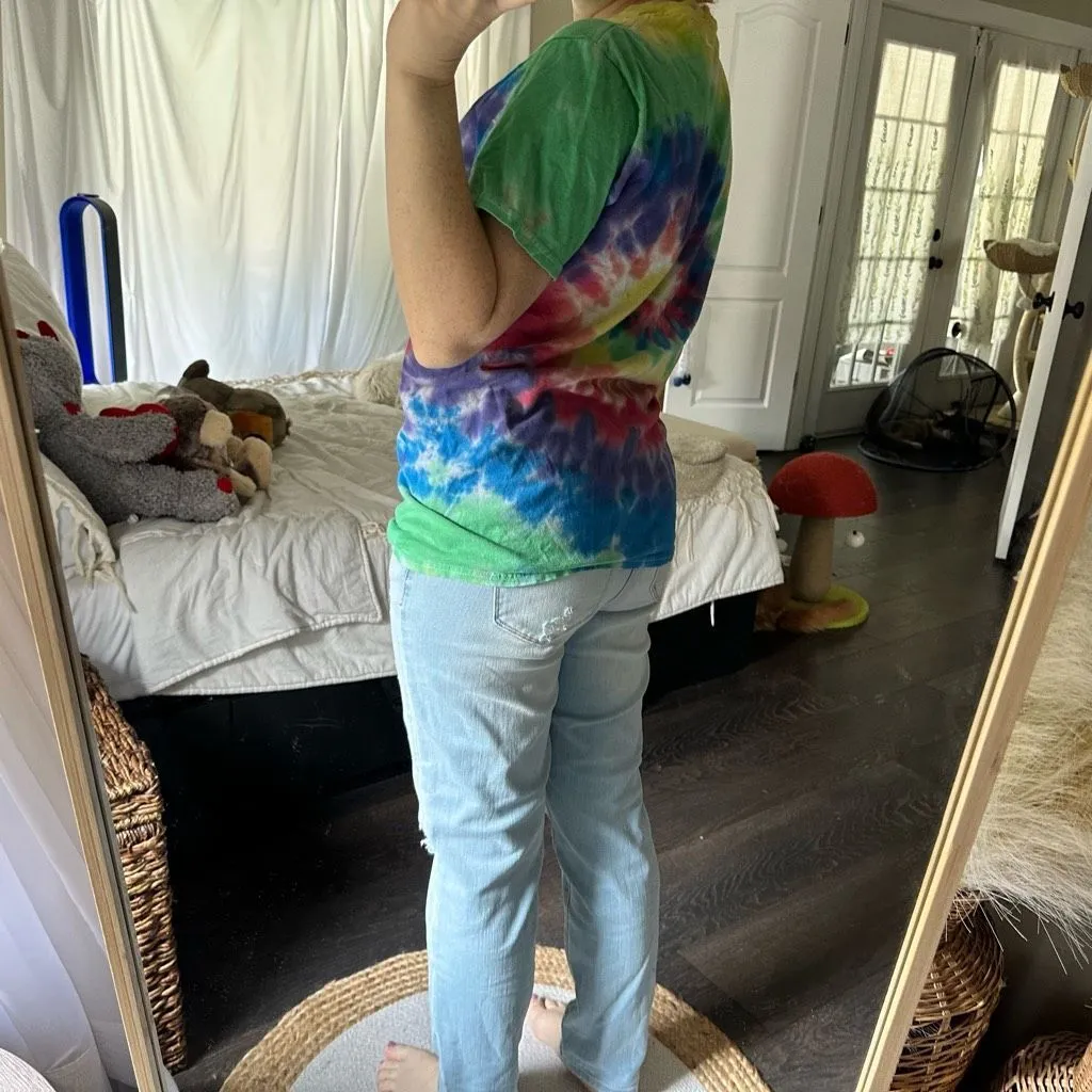 Scooby Doo Unisex Medium No Bad Vibes Tie Dye Tee - Image 3