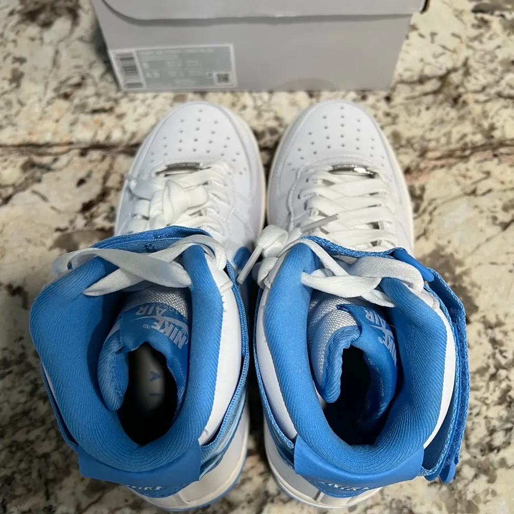 Nike Women's Air Force 1 High OG QS DX3805-100 University Blue/White SZ 6 - Image 4