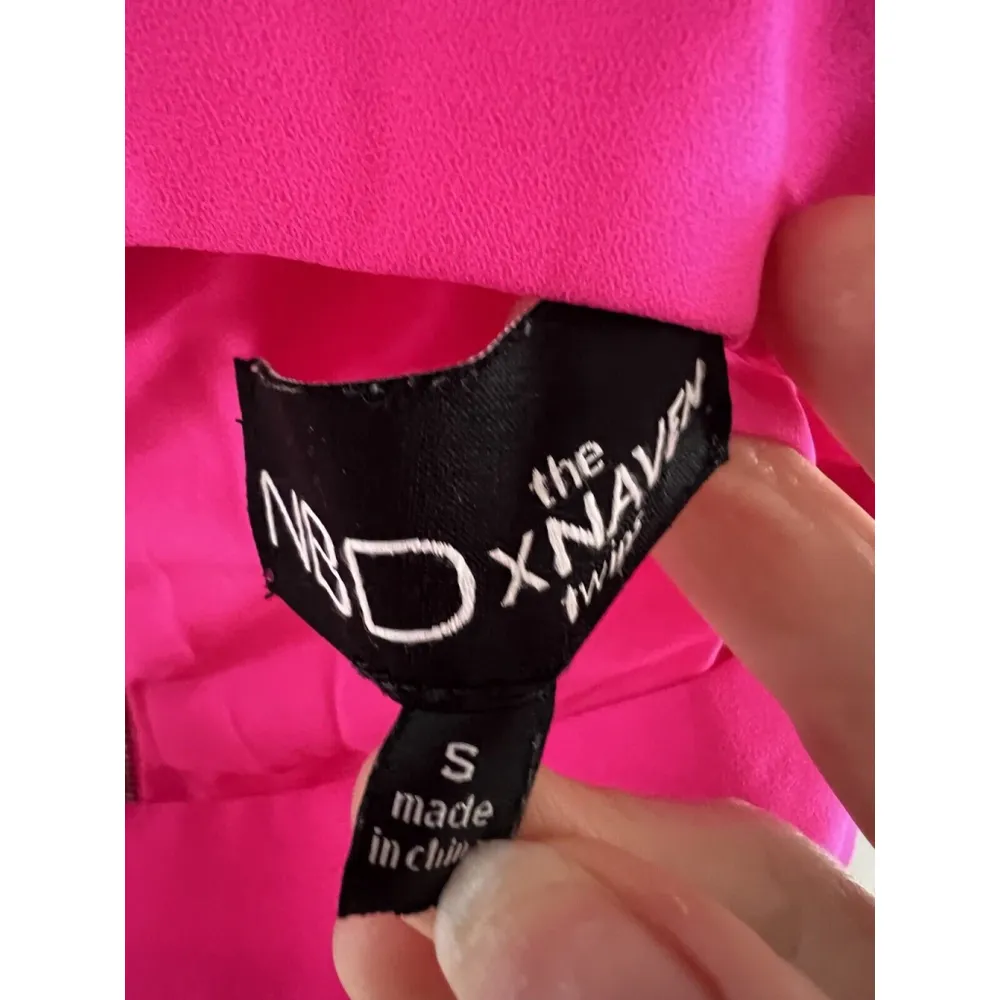x Naven Twins Cross It Off Bodycon Dress in Pink NBD Size S - Image 4