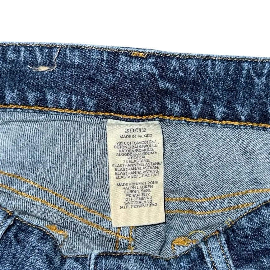 RARE Ralph Lauren Denim & Supply Patchwork Skinny Jeans Animal Distressed 29x32 - Image 8