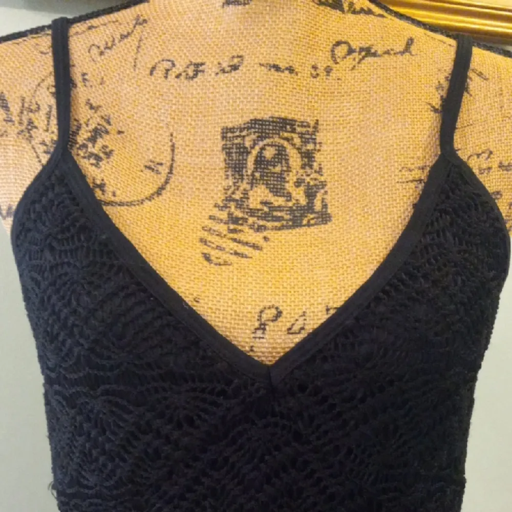 Morbid Threads Vintage 90's Y2K Black Gothic Crochet Lace Overlay Dress Size undefined - Image 3