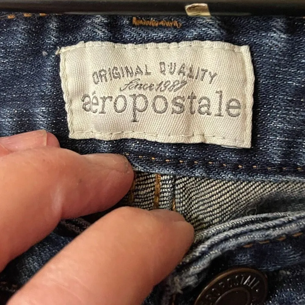 Aeropostale size 11/12 Ashley ultra skinny short court. Jeans - Image 3