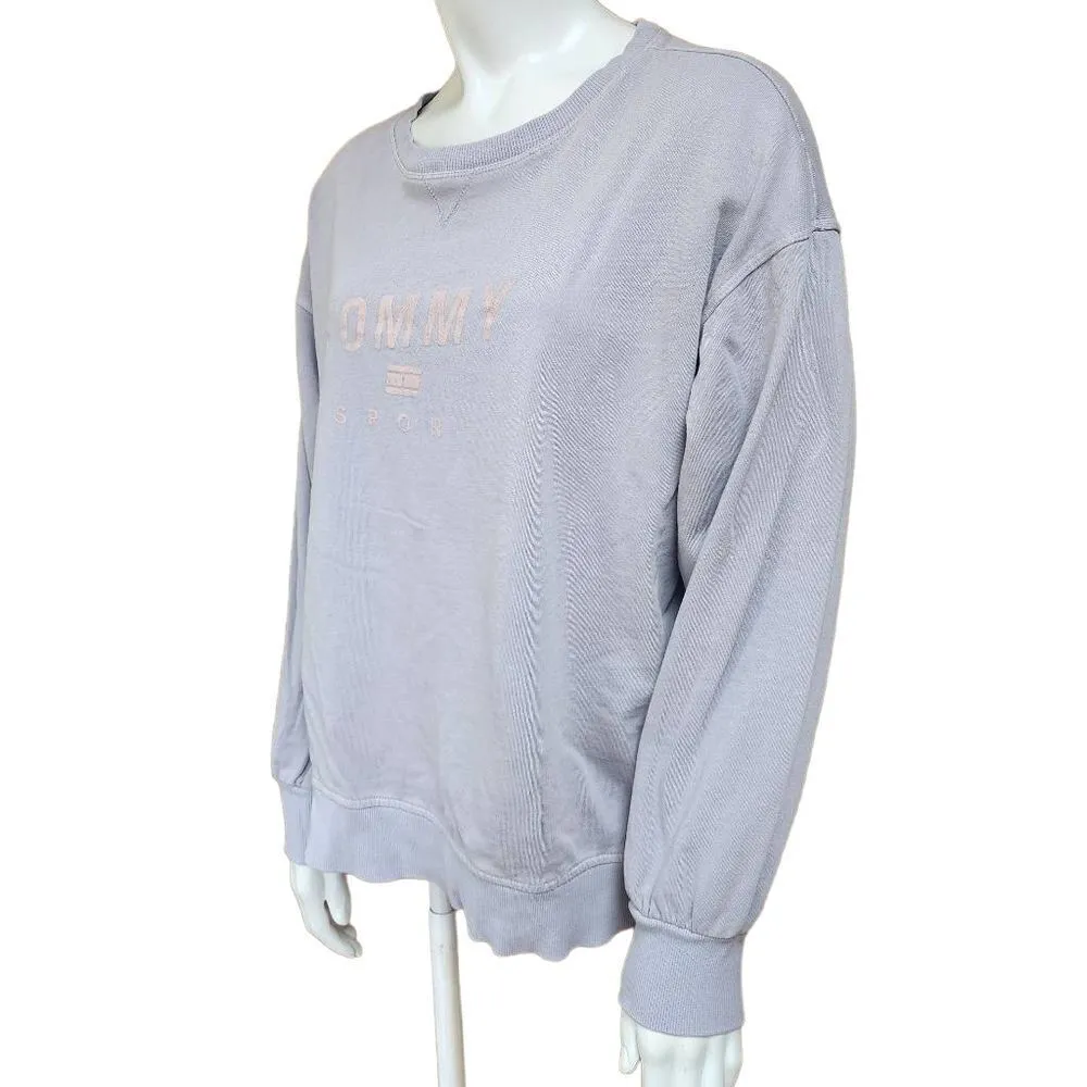 Tommy Hilfiger Sport Light Blue Sweatshirt (S) - Image 2