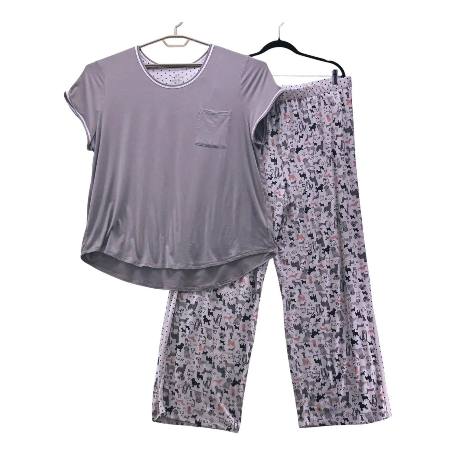 Cuddl Duds Dog Print Pajama Set 2X - Image 2
