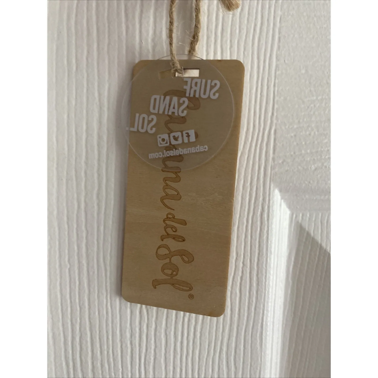 Cabana Del Sol Large Triangle Bikini Top‎ NEW Patchwork Vacation Sun Reversible - Image 2