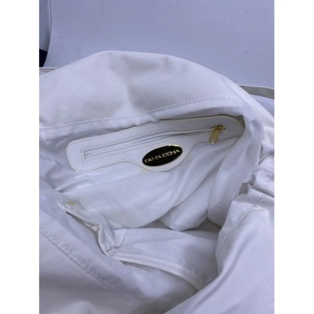Big Buddha Xxl Super White Faux Leather Cross Body - Image 4