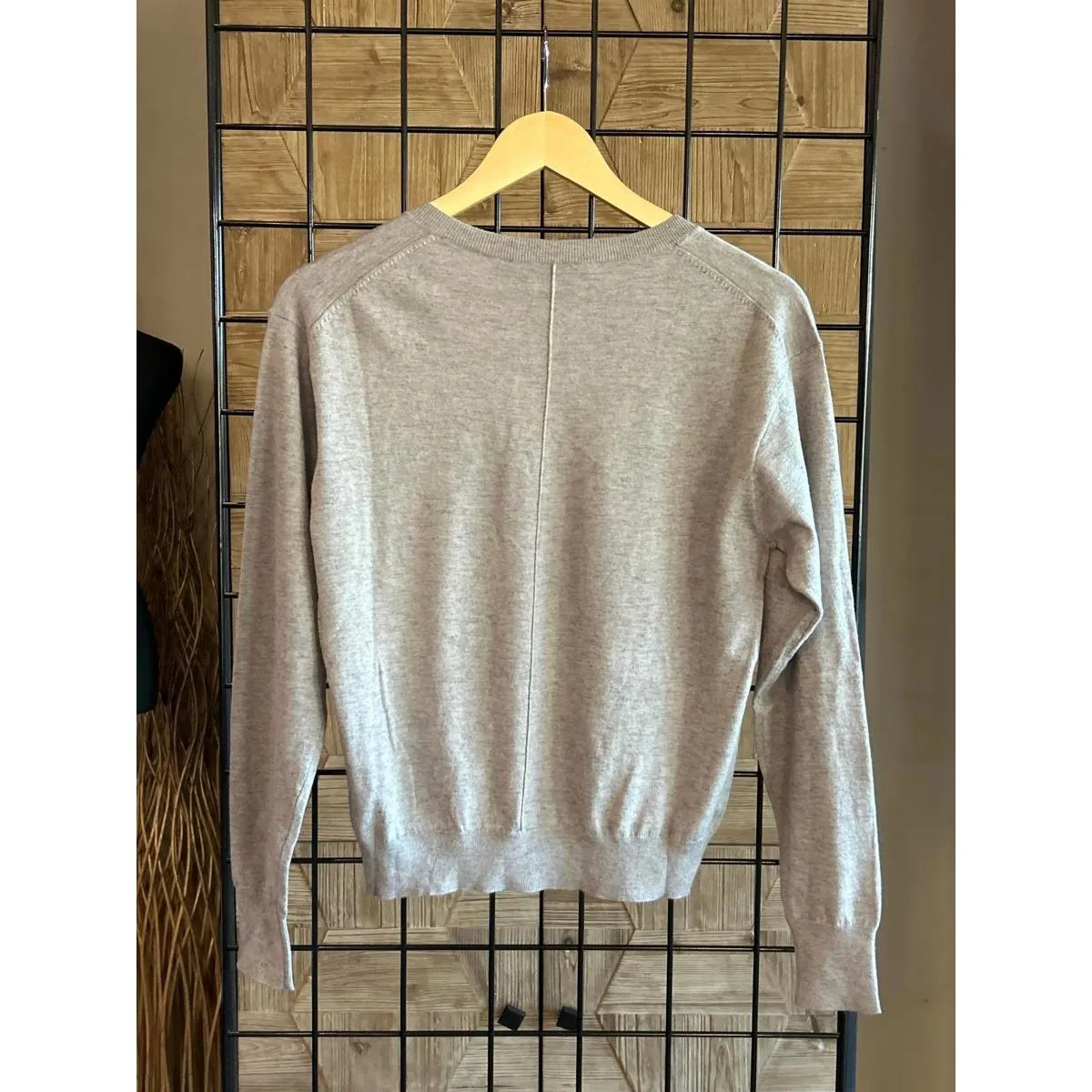 NWT Thakoon Sweater Medium Grey Pullover V - Image 3