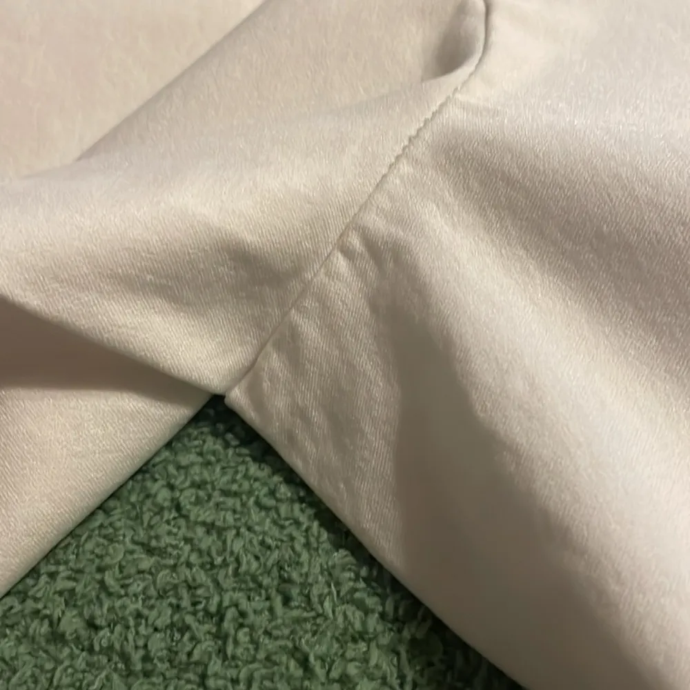 Chicos Set Blue White 1/4 Sleeve Tunic Top and White Crop Pants Size 2 (12/14) - Image 13