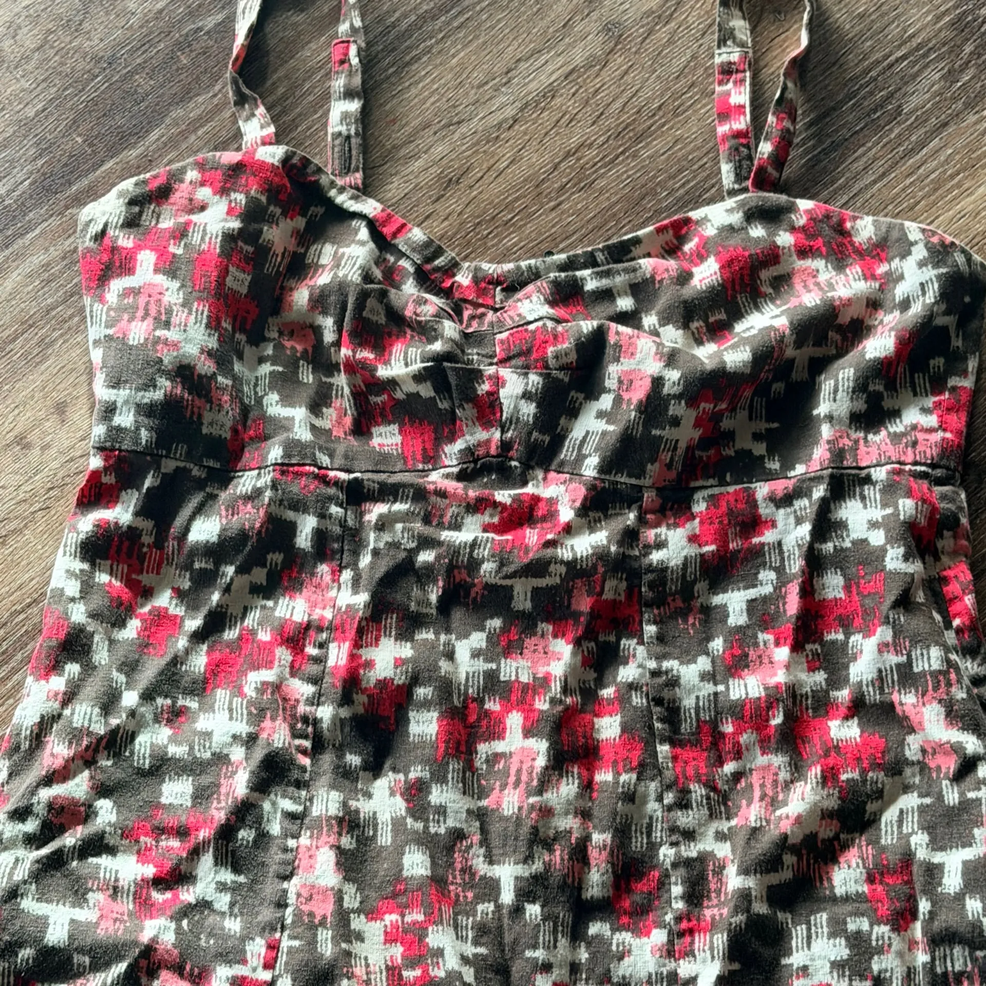 Patagonia W's Summertime Dress Organic Cotton Hemp Blend Odalisque Silt Print - Image 2