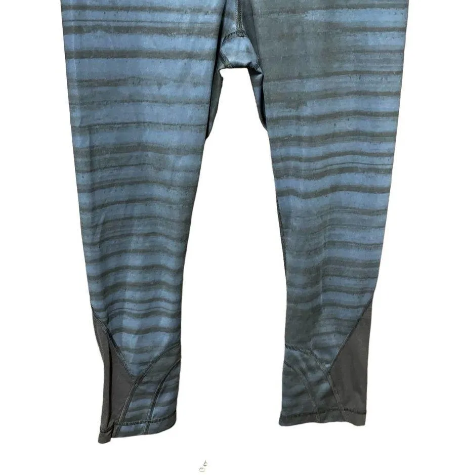 Lululemon Run: Inspire Crop II Full-On Luxtreme Mesh Good Vibes Deep Navy Size 4 - Image 3