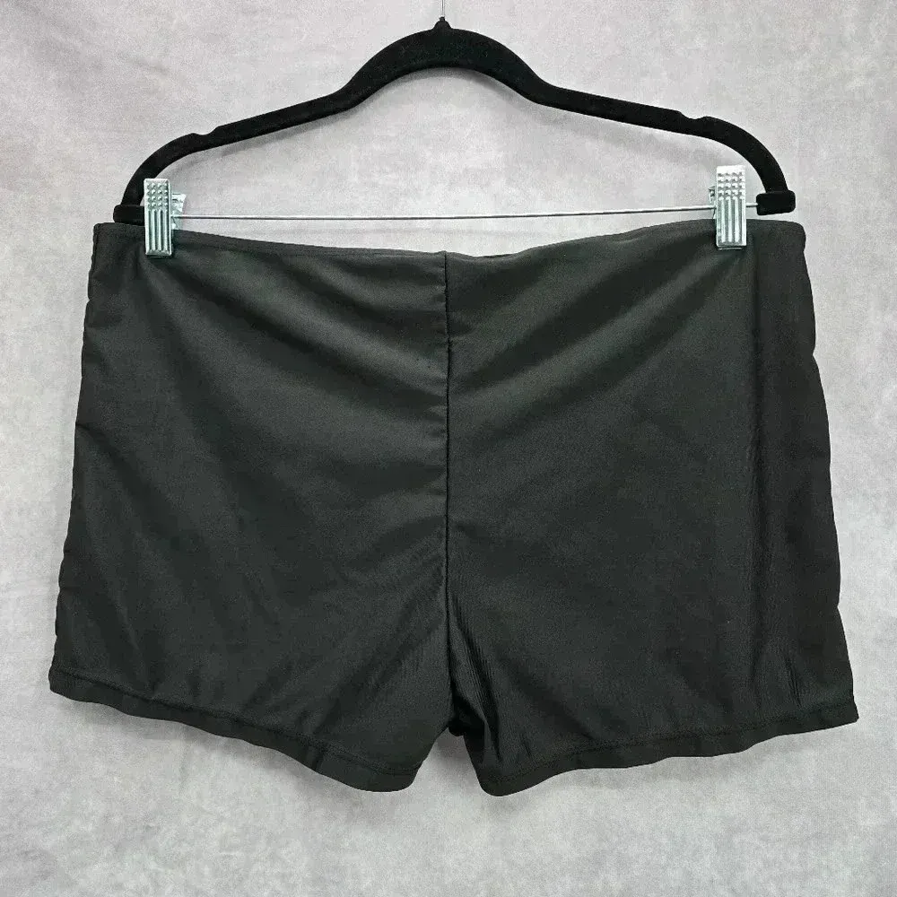 Black Swimwear‎ Swimsuit Bikini Bottom Shorts Size 3XL - Image 2