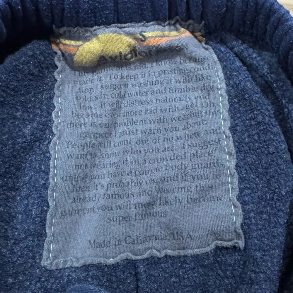 Aviator Nation Navy Smiley 2 Sweatpants Women’s Small - Image 3