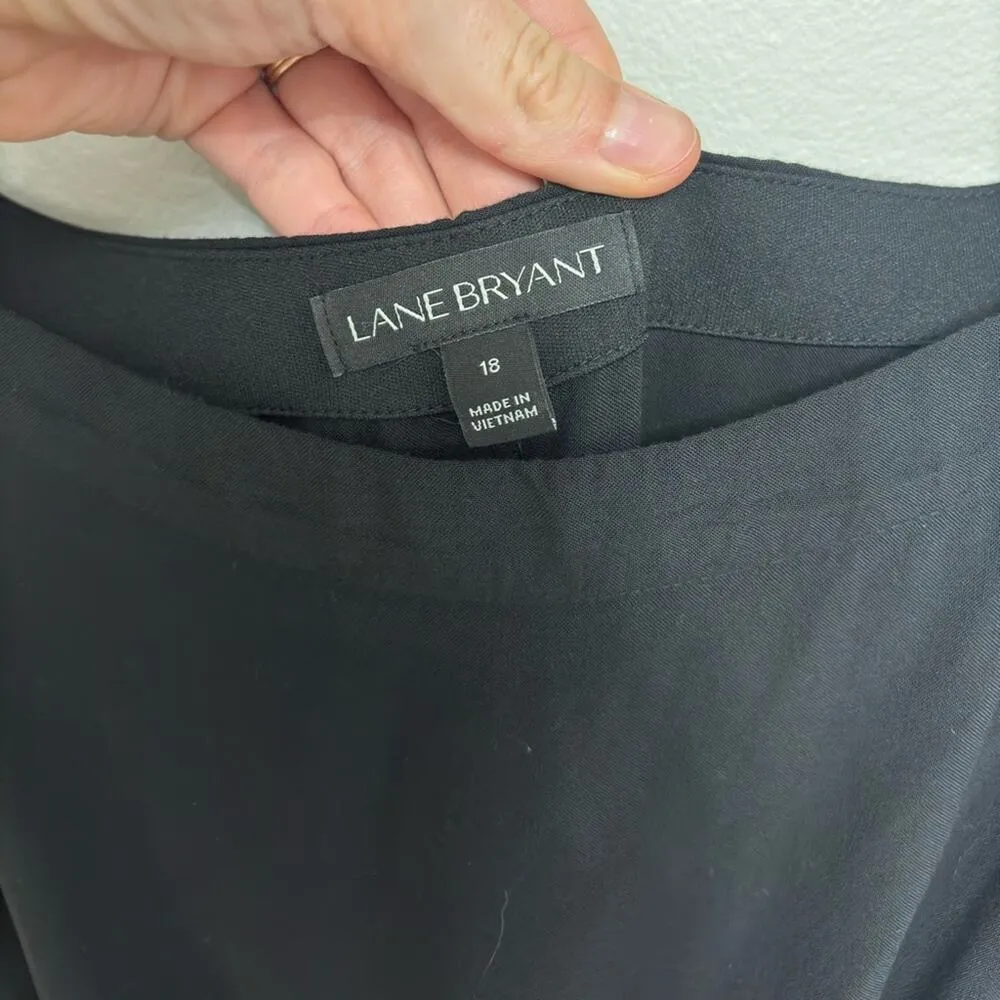 Lane Bryant Off the Shoulder Embroidered Maxi Dress in Black - Size 18 - Image 4