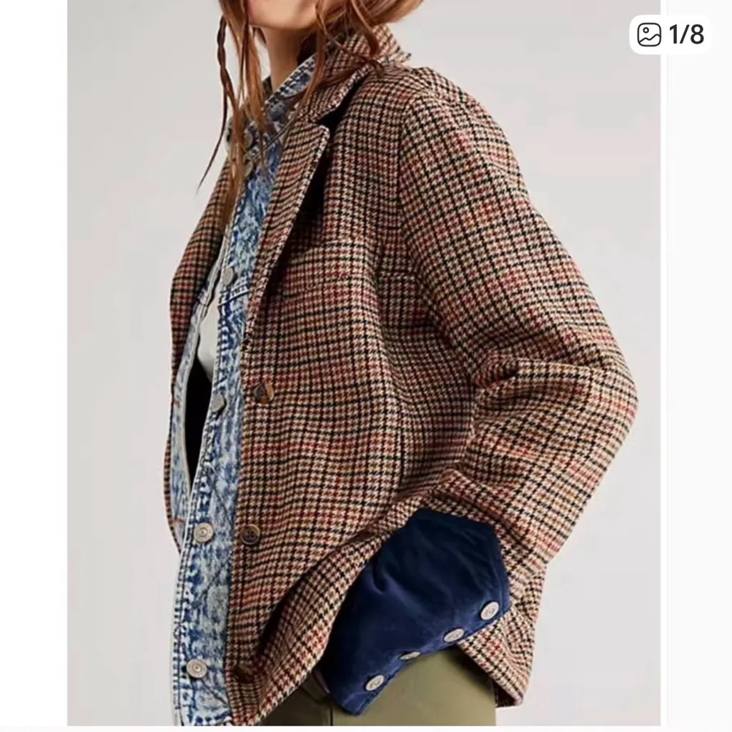 Free People Rancher Plaid Jacket - Rancher Combo - Image 3