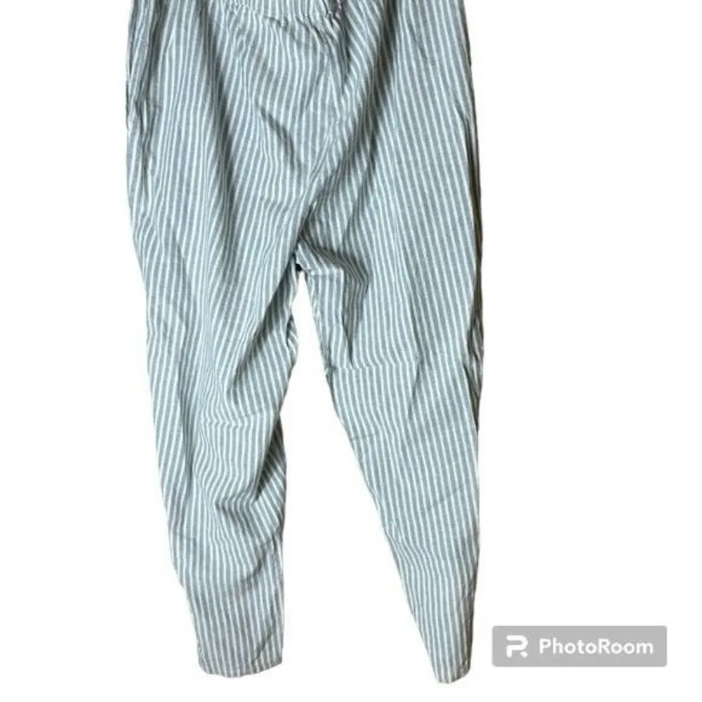 ✨Eileen Fisher Striped Hemp-Blend Relaxed-Leg Ankle Sz Large Pants✨ - Image 7