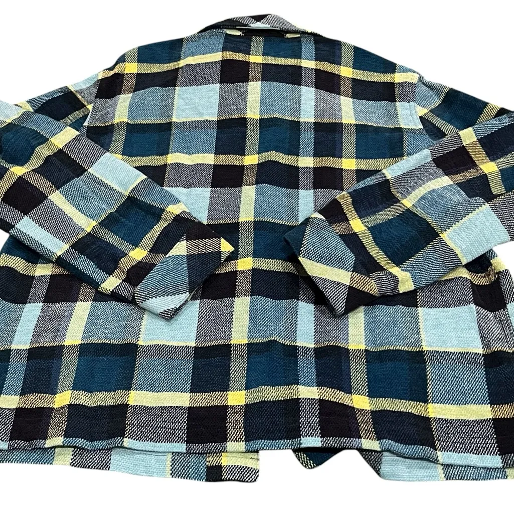 Allison Dailey Vintage Plaid Button - Image 3