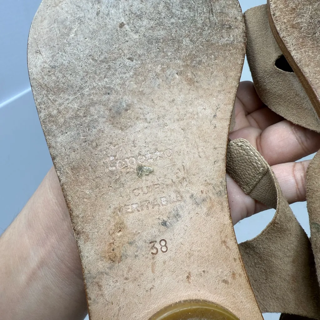 Repetto Paris T Strap Sandals Size US 8 - Image 9