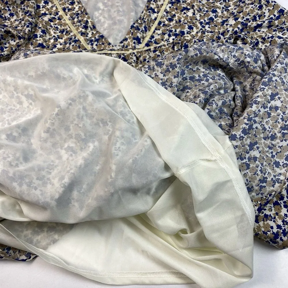 Baltic Born Fall Print Midi/Maxi Camel Floral Womens Size Small Romantic Flowy - Image 9