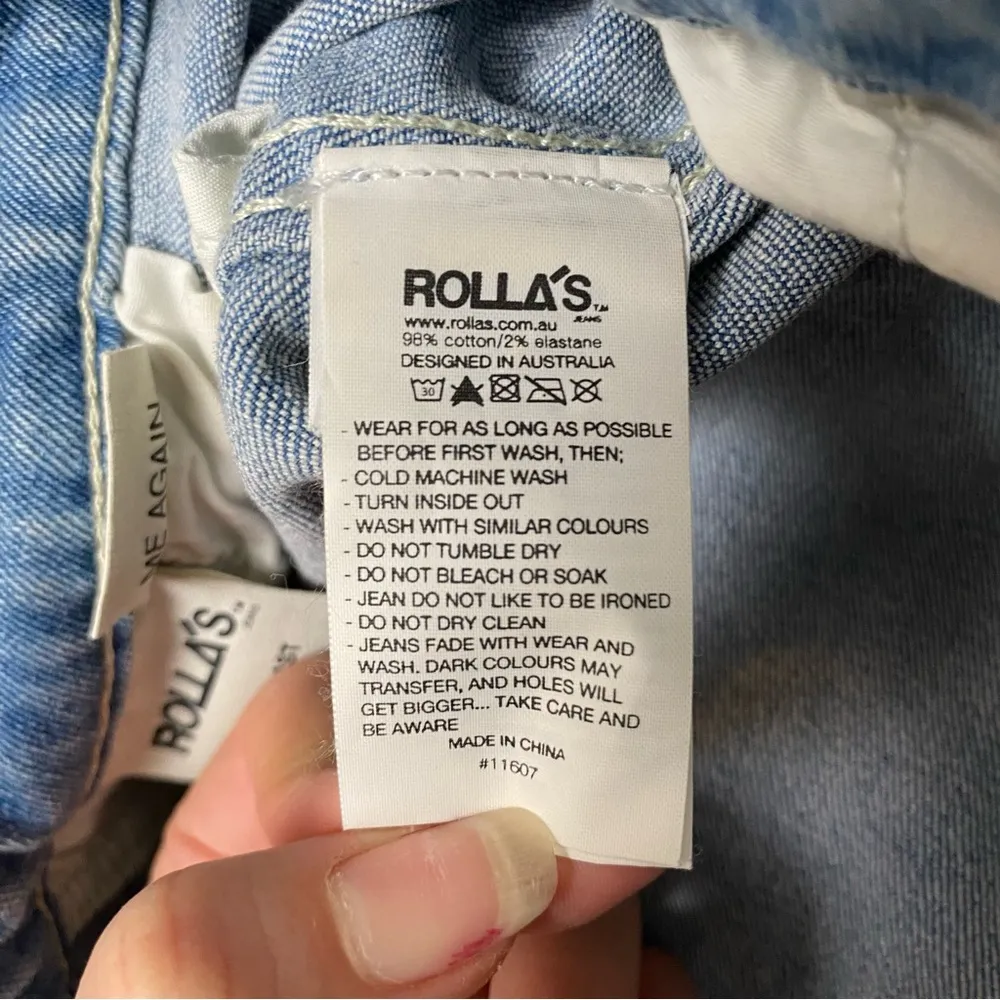 Rolla’s East Coast Flare Overall Jumpsuit Size 26/8 - Image 13