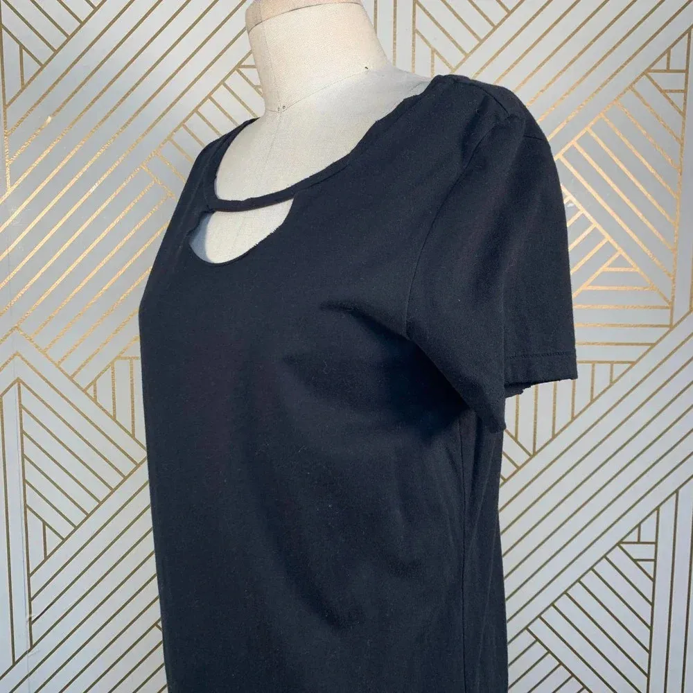 n:Philanthrophy Carlita T-Shirt Dress in‎ Black - Image 7
