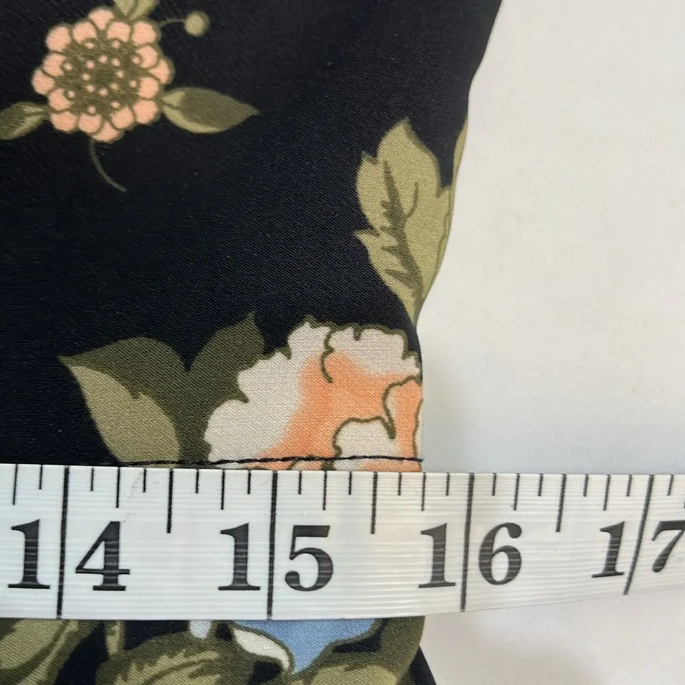 Tahari Arthur S. Levine black long sleeve floral dress 👗 - Image 6