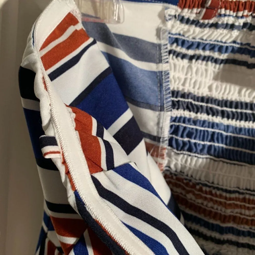 Calen by Flying Tomato Strapless Stripped Jumpsuit - Image 6