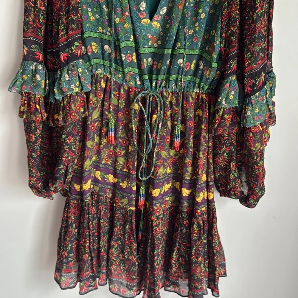 FARM RIO Mix Mini Prints Mini Dress XS - Image 7