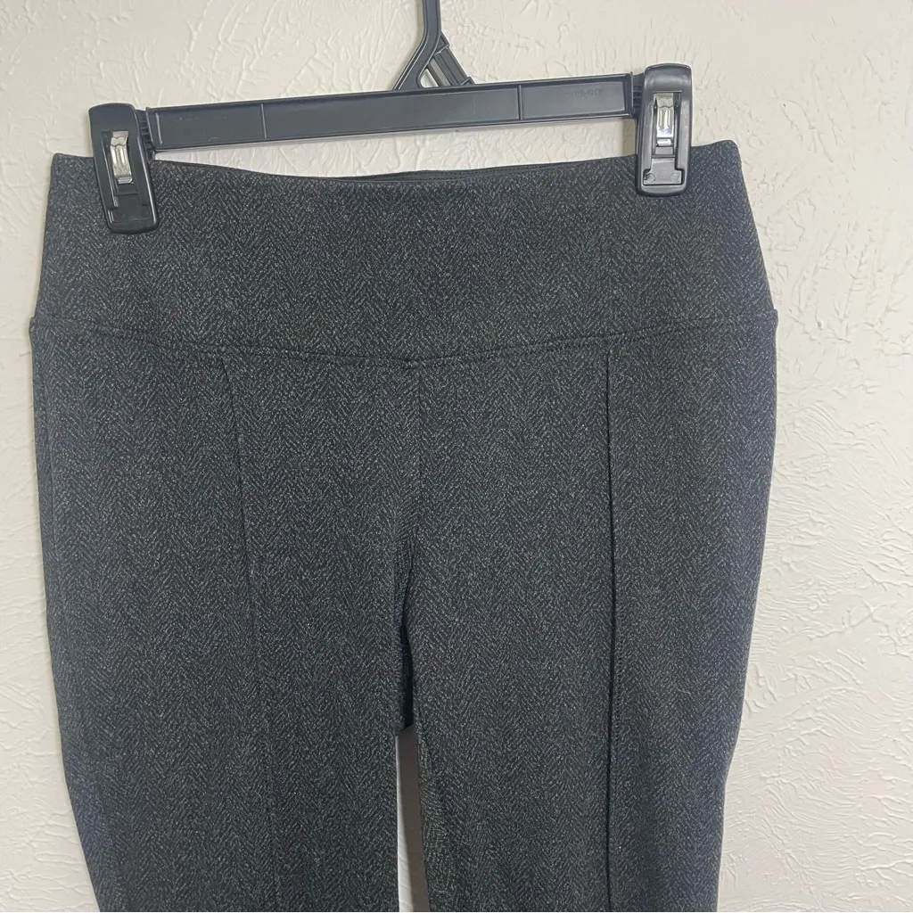 Nine West Gray Herringbone Leggings | Size Small‎ - Image 4