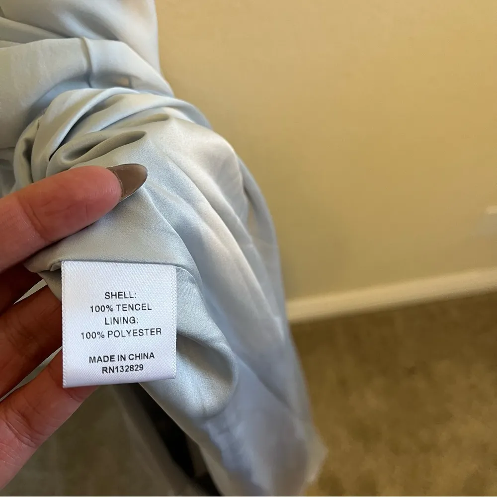 NWT Lovers + Friends x Revolve Xael Gown Ice Blue Sleeveless Maxi Dress Size S - Image 8