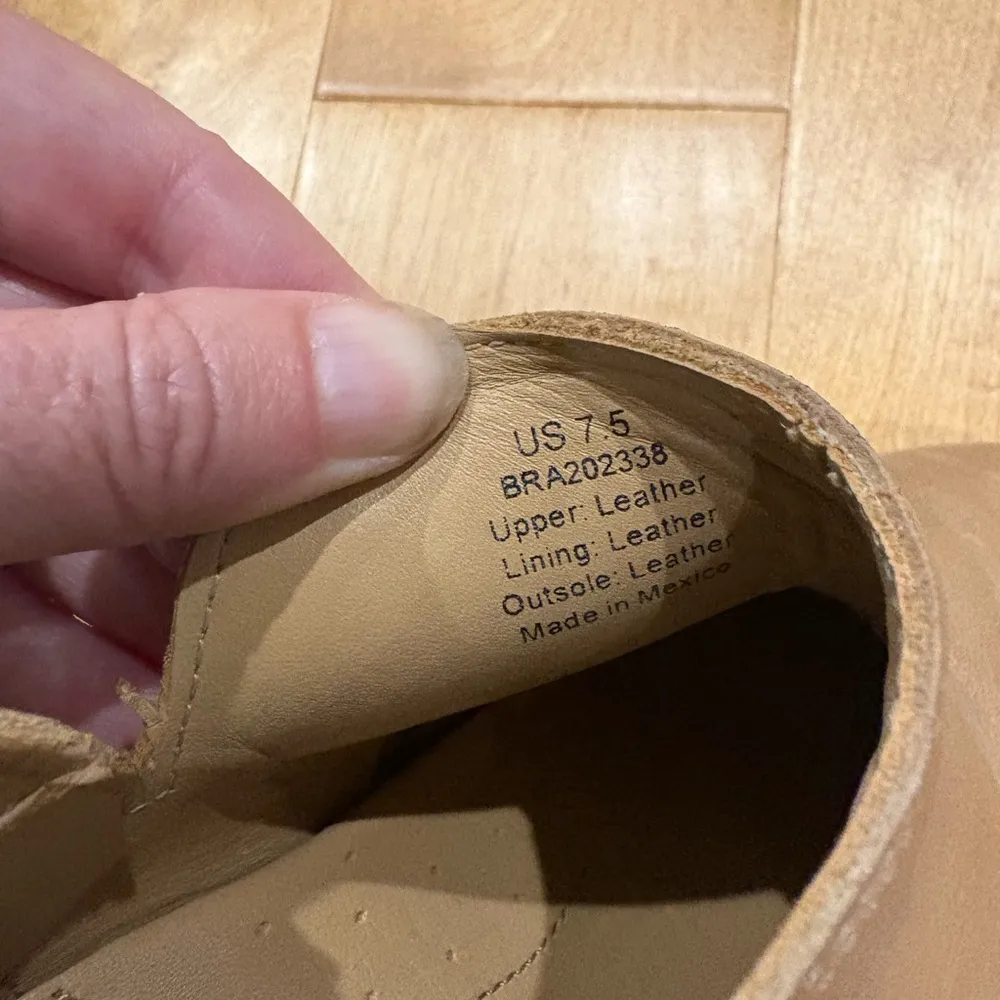 Nisolo Anthropologie Mia booties ankle boots tan leather 7.5 - Image 8