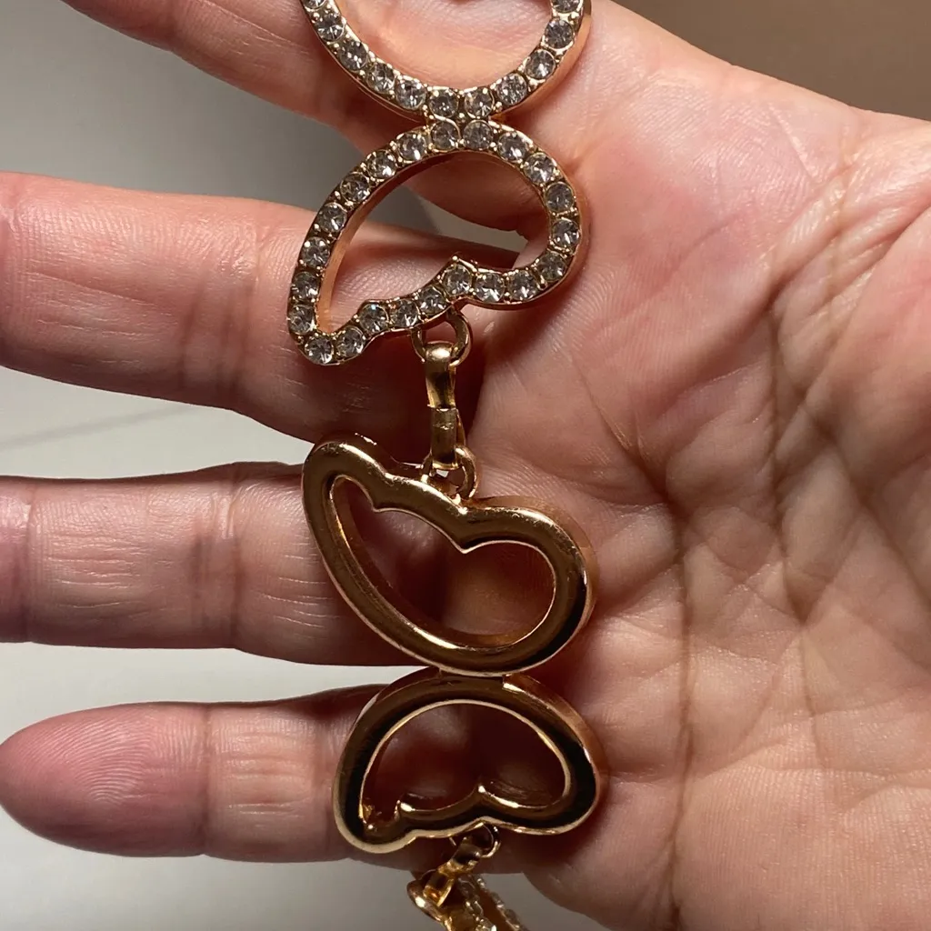 Vintage 90’s Gold Tone Belt With Butterflies Adjustable Approximately 32 - Image 15