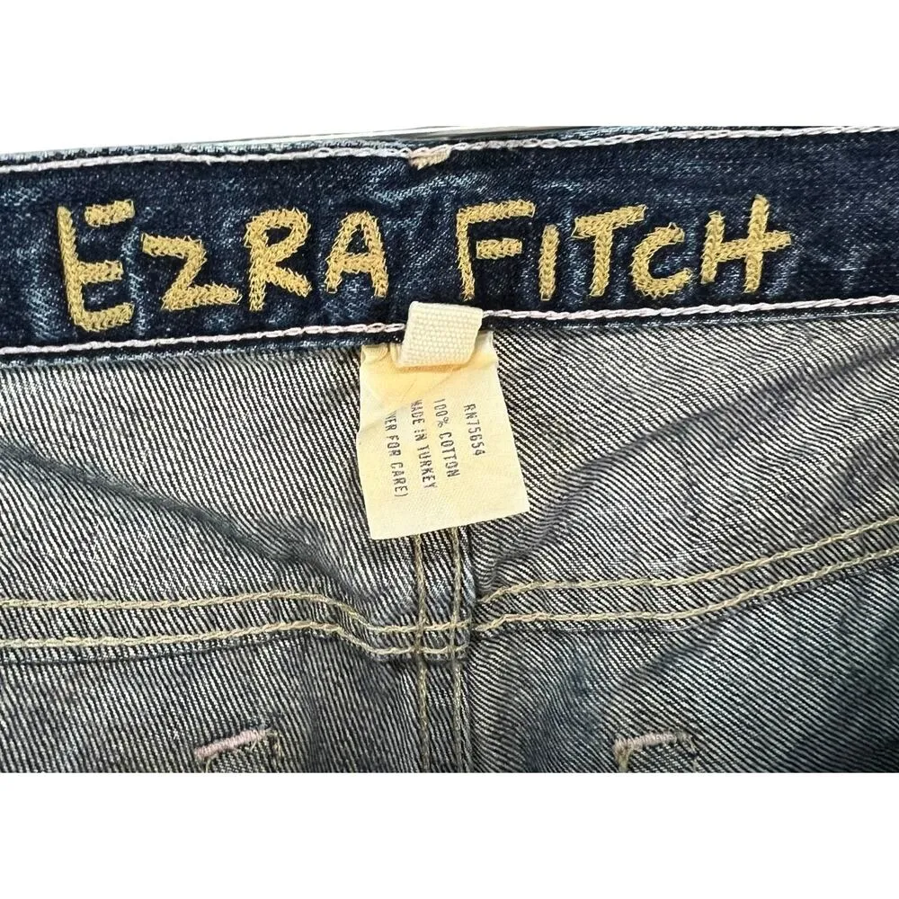Ezra Fitch Abercrombie Y2K Jeans Womens 29 Blue Bootcut Low Rise Retro Classic - Image 11