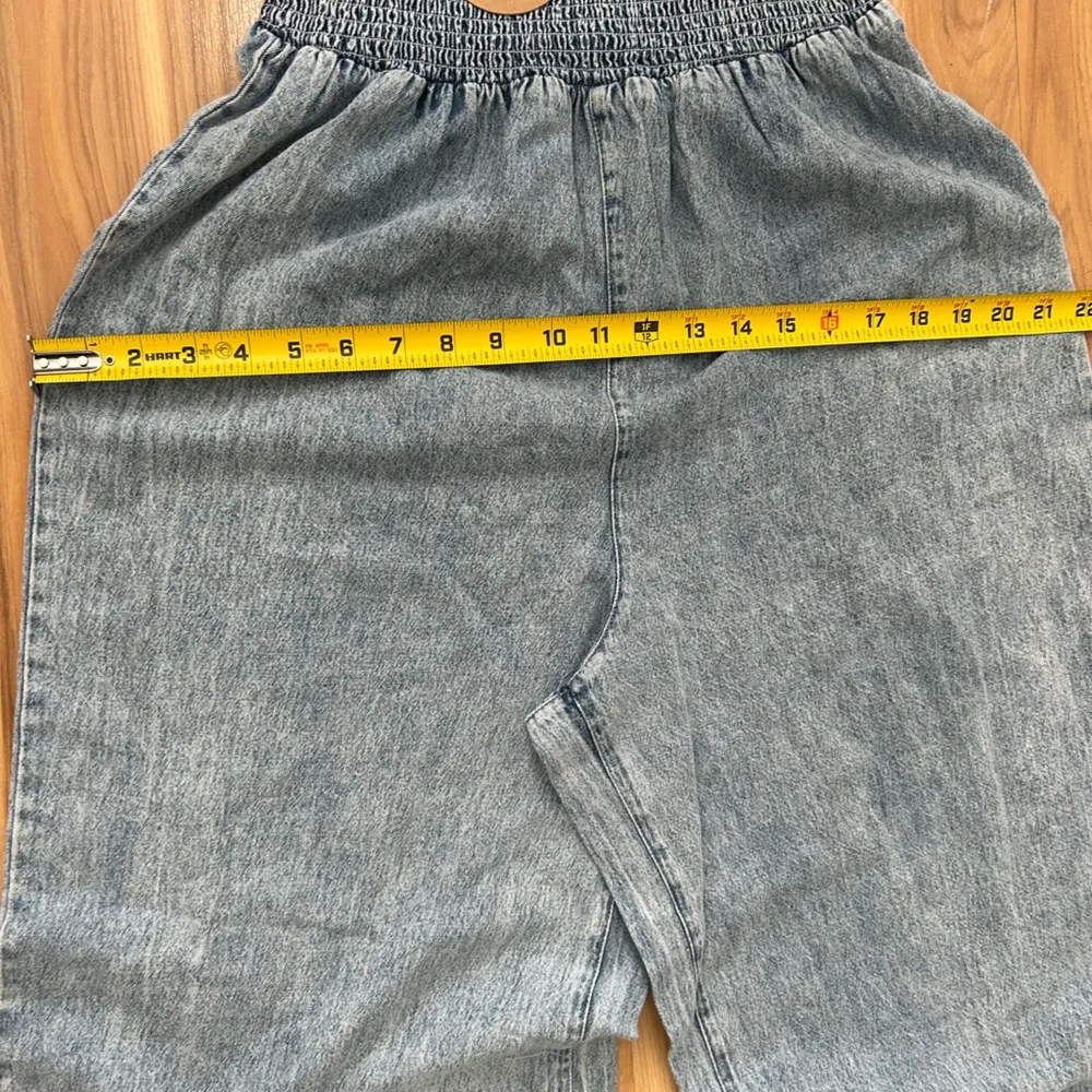 Blue Smocked Jumpsuit Size XL - Image 7