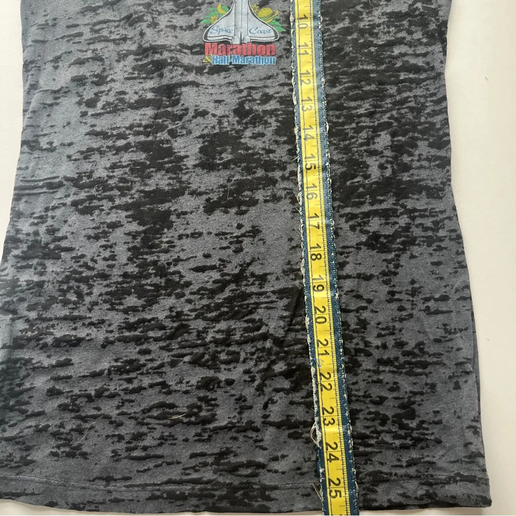 Next Level Apparel Space Coast Half Marathon Florida Charcoal Graphic Tee - Image 7