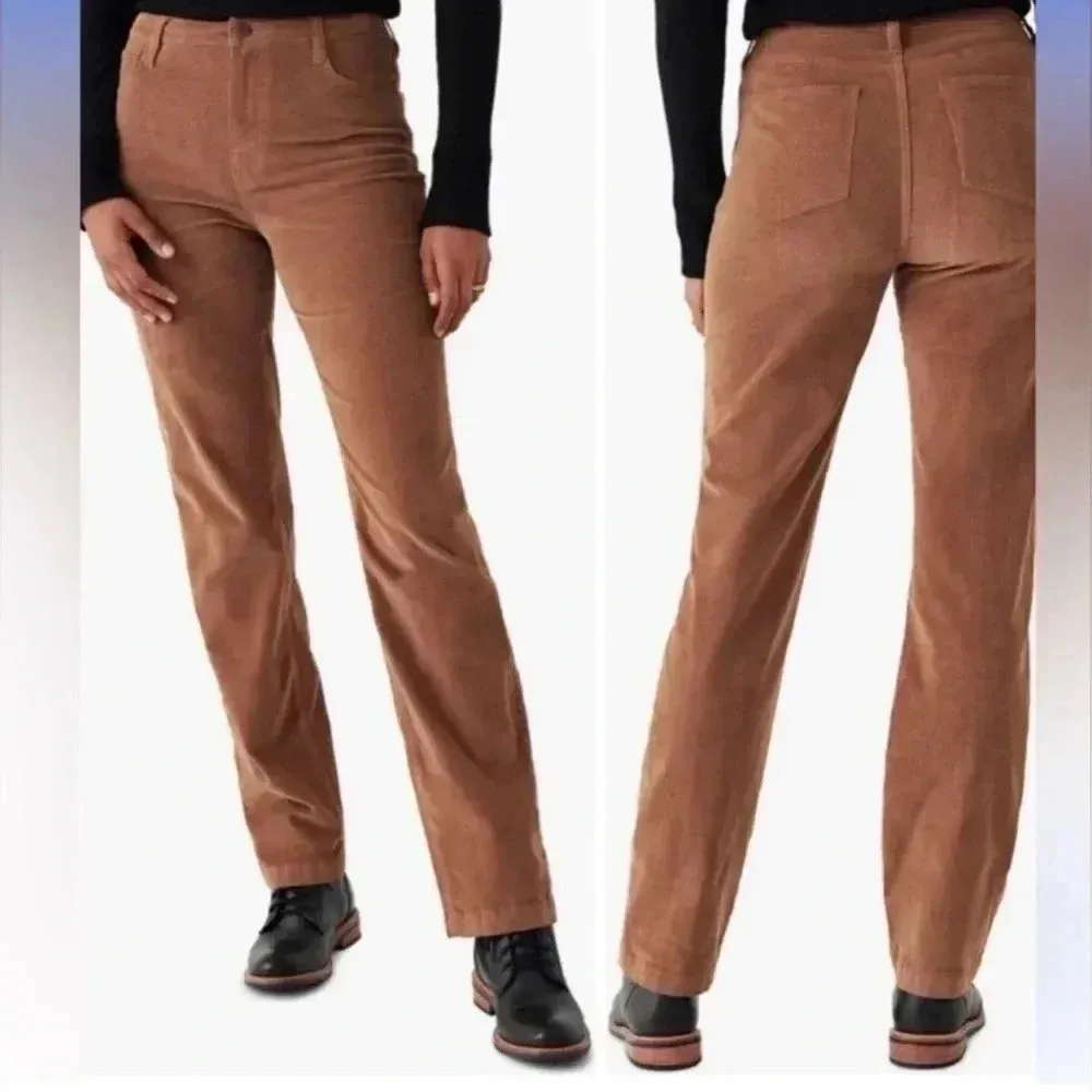 Faherty Julianne dyed corduroy straight leg pants jeans 26 academia norm fall - Image 2