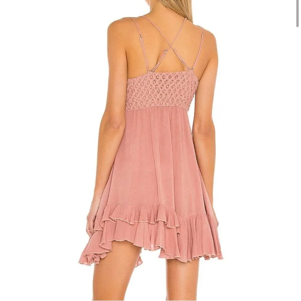 FREE PEOPLE FP ONE Adella Mini Slip Dress in Ballet - Image 2
