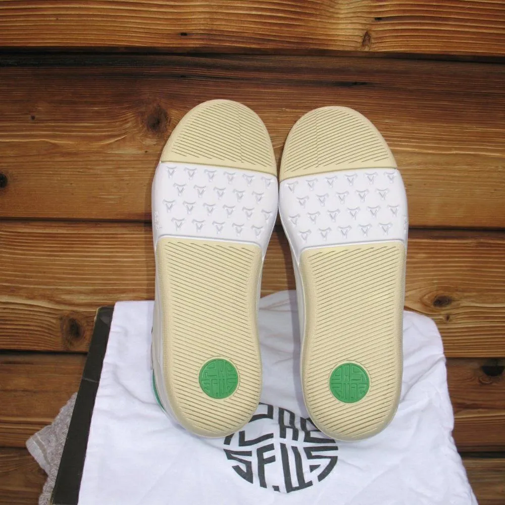 NWB Plae Abra Waterproof Unisex Mid Top Leather Blend Sneakers Shoes White Size 8 - Image 7