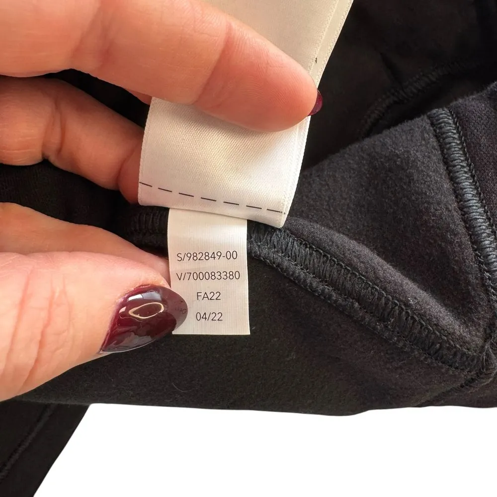 Athleta Moto‎ Style Zip Front Jacket Quilted Black Athletic Casual Wear M Grunge - Image 7