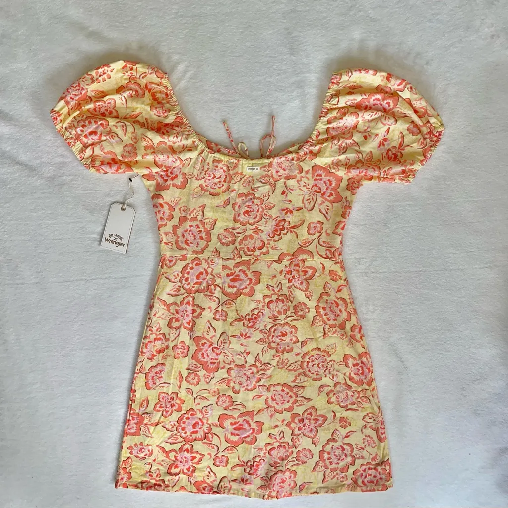 NWT Womens Billabong X WRANGLER Far and Away Dress size Small - Image 8