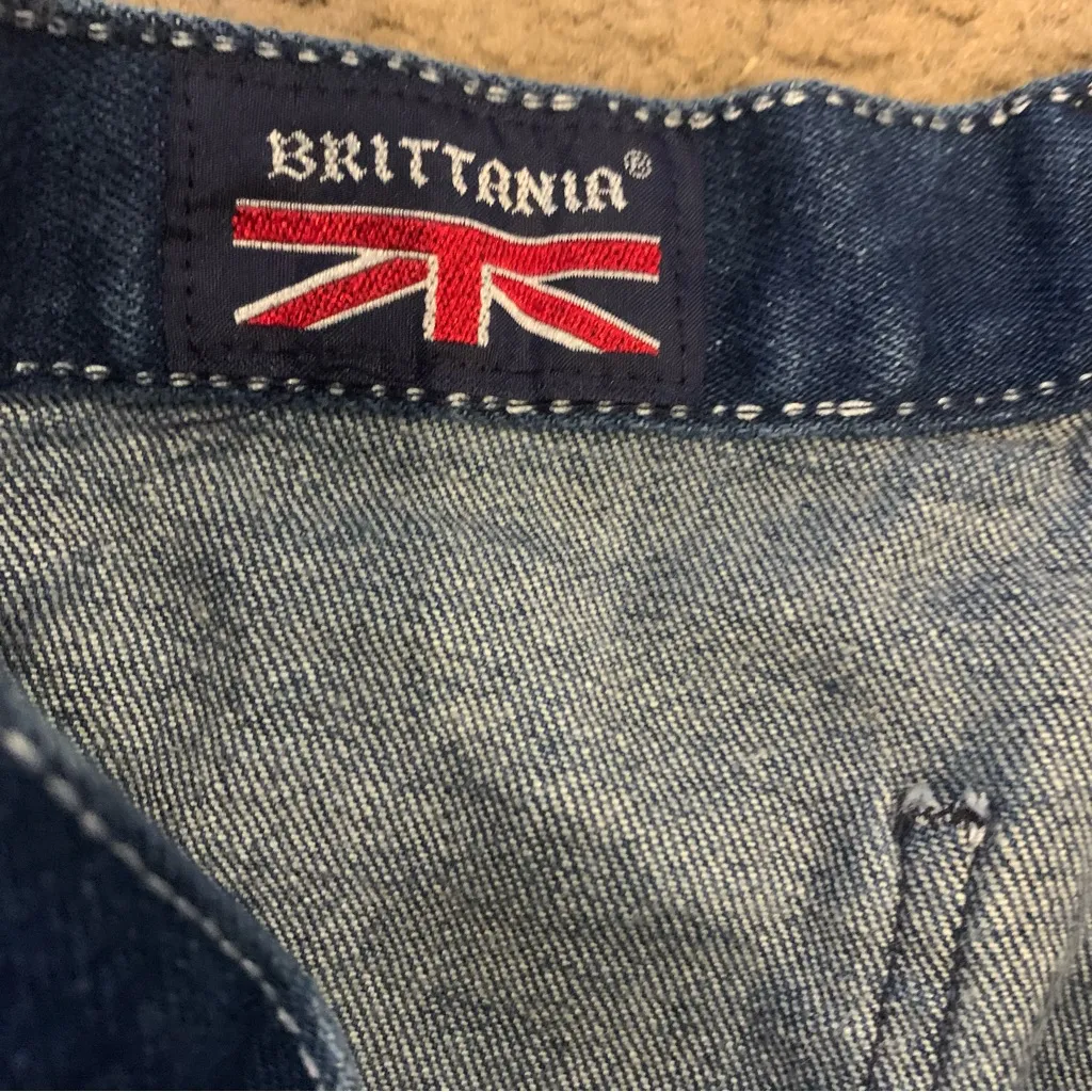 BRITTANIA Vintage Wise leg Trouser Jeans 15 1/2” waist Blue Size undefined - Image 5