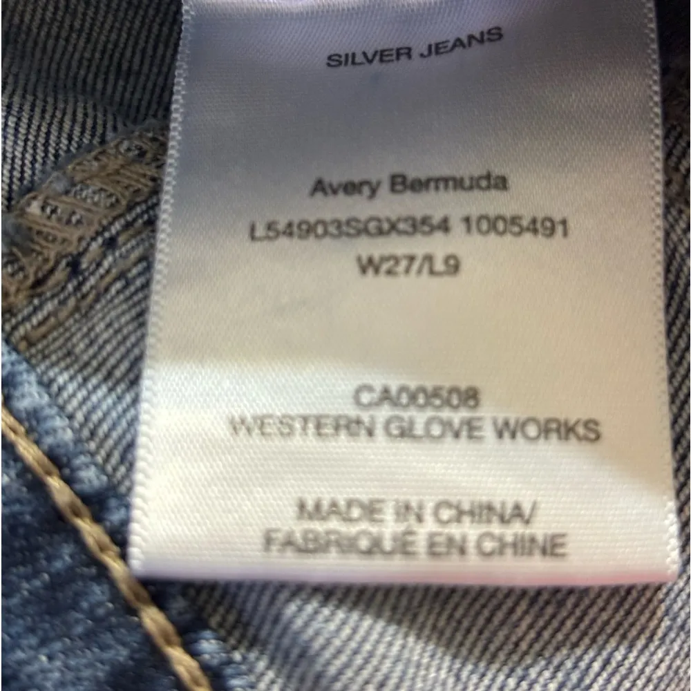 Silver Jean Company Avery Bermuda Wasit 29 Length 9” - Image 2