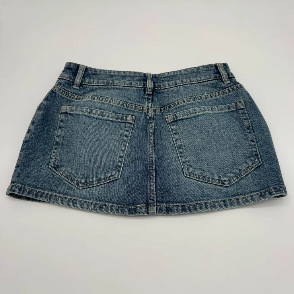 Garage Denim Micro Skort Blue Skirt Size XS NWT - Image 5