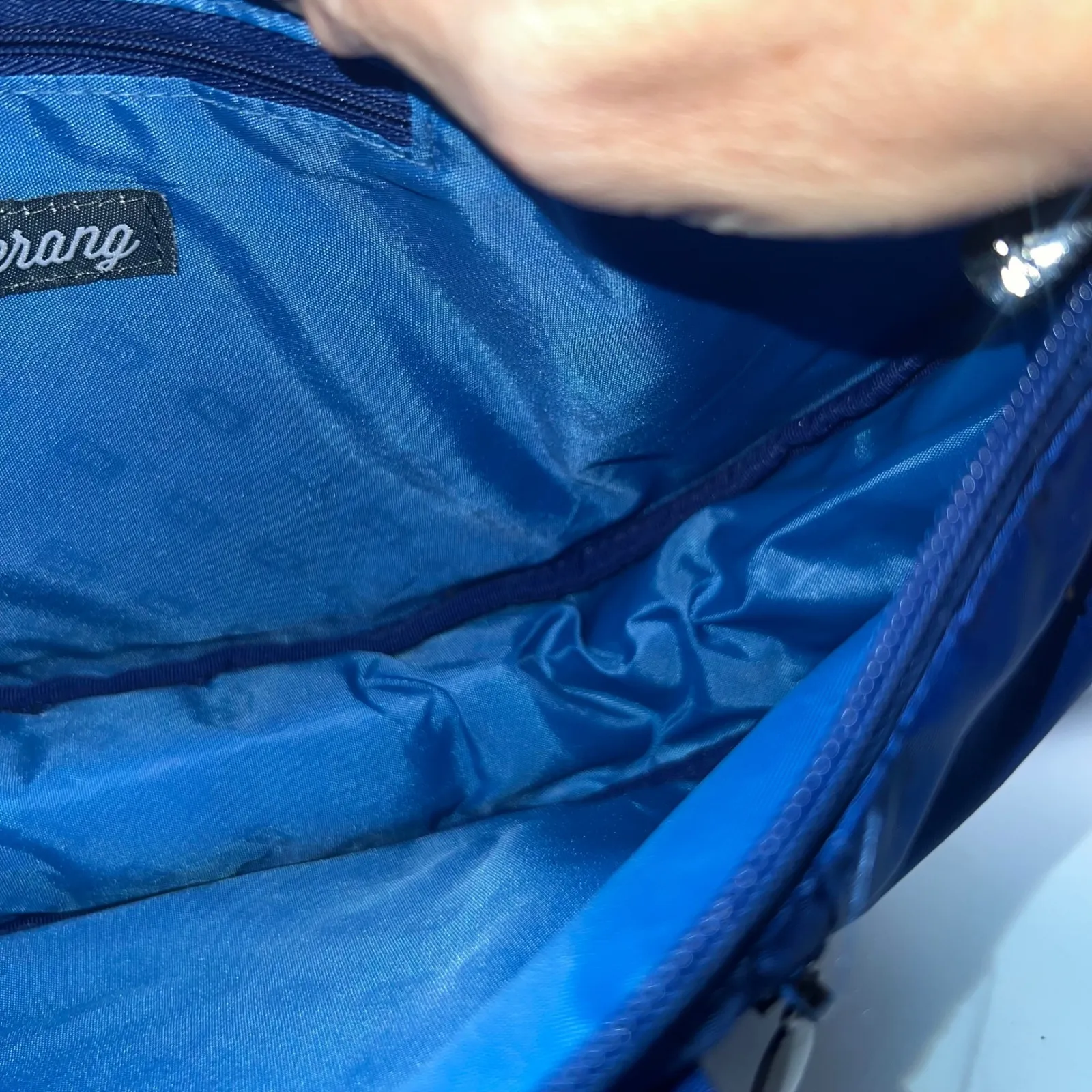 Lug Boomerang Navy Blue Crossbody Shoulder Bag Everyday Travel Purse - Image 12