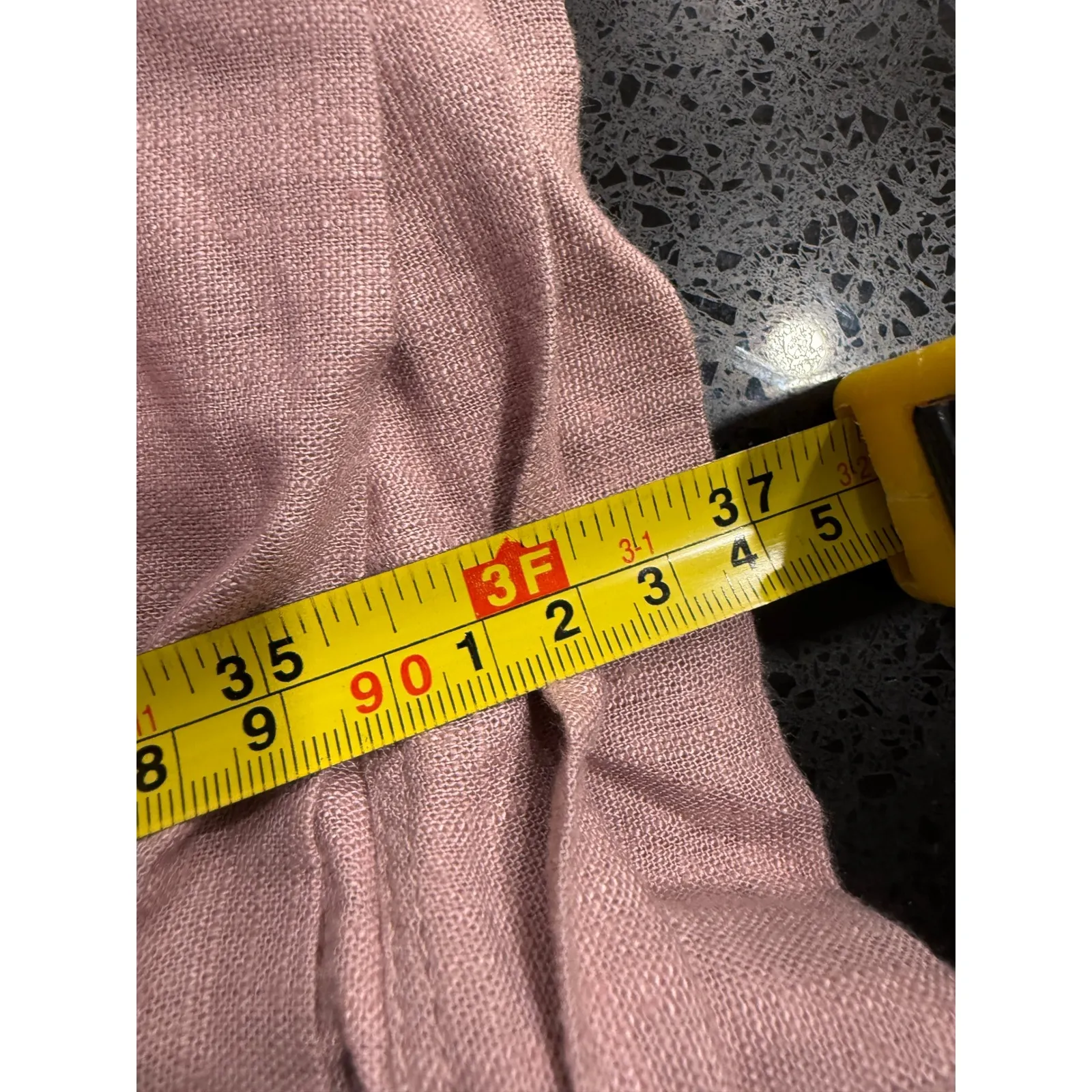 J. Jill Dusty‎ Plum Viscose Linen Blend Button Front Shirt Dress Womens Large - Image 6