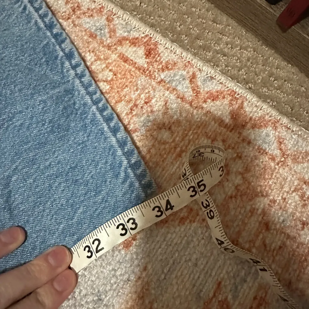 NWT mother snacks! Free people the relish heel size 30 all you can eat wash Blue - Image 11