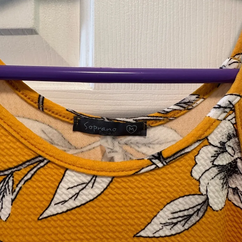 Yellow Floral Dress - Image 2