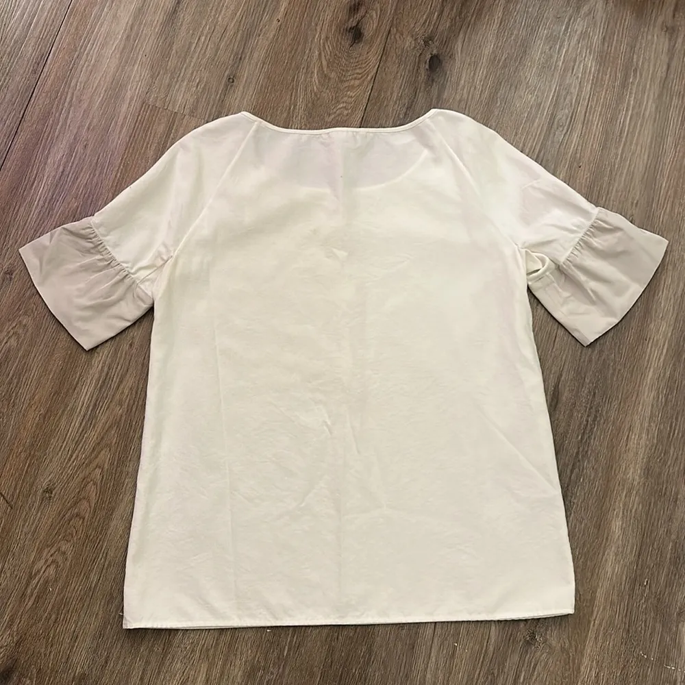 Super cute Chloe top blouse France Made Size T 42 **a hole in each under arm - Image 6