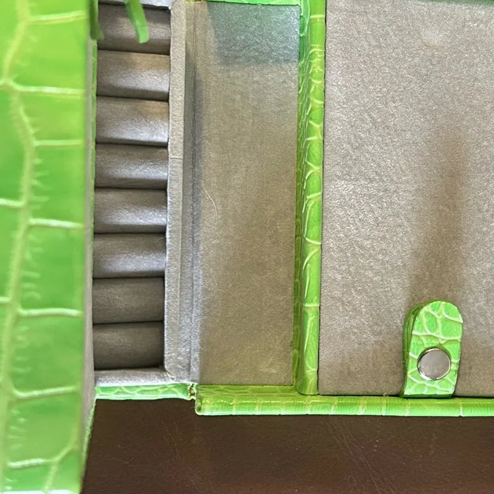 Bag Vibrant Green Mini Crocodile - Image 5