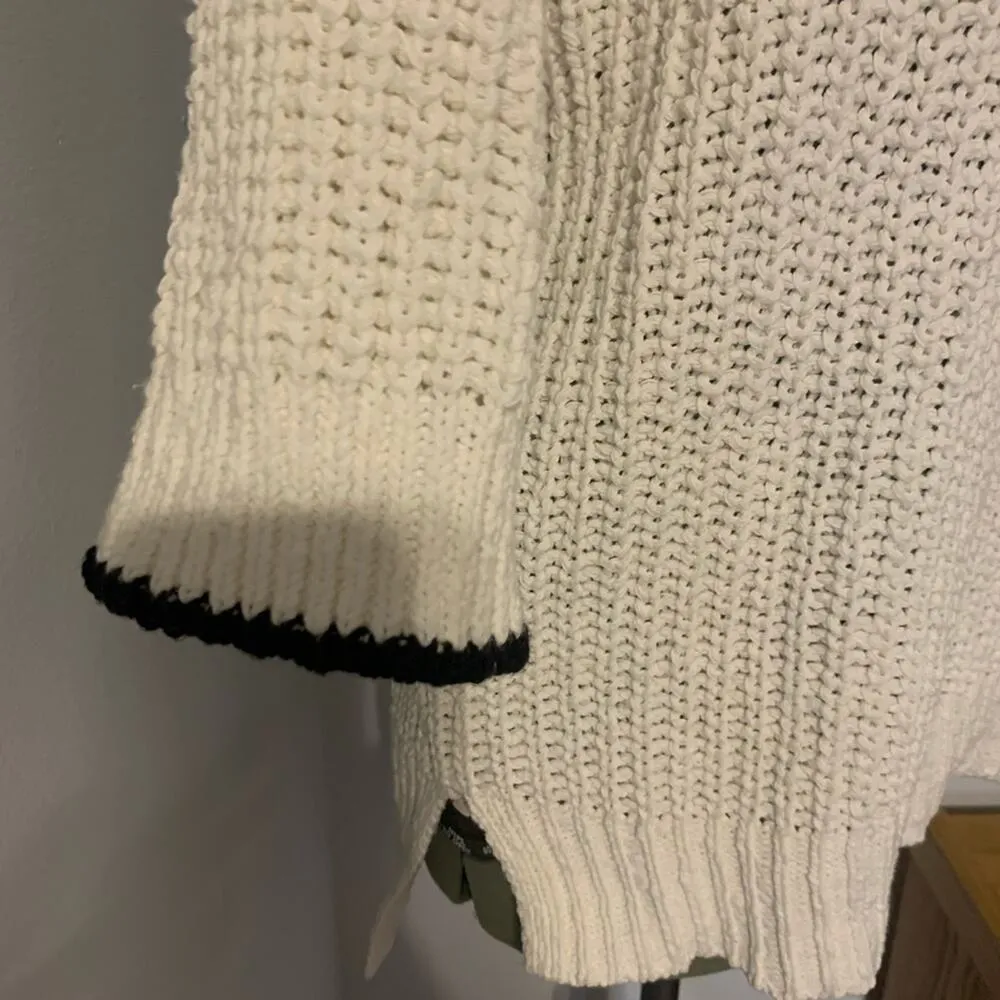 Ann Taylor LOFT Crewneck Knit Sweater White Small - Image 3