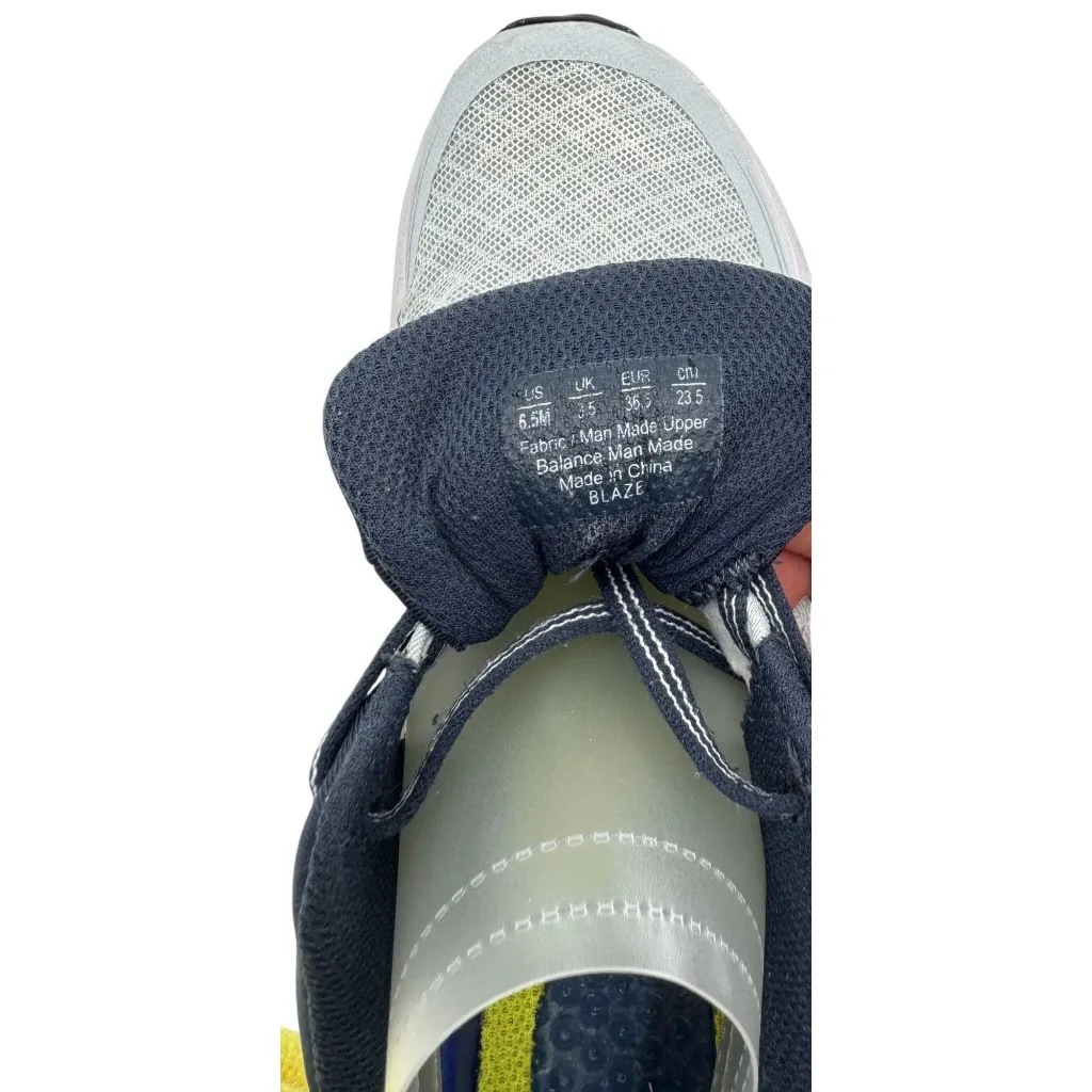 Dr. Scholl's Womens Blaze Running & Training Shoe Size 6.5 Light Blue Navy Gel White - Image 5